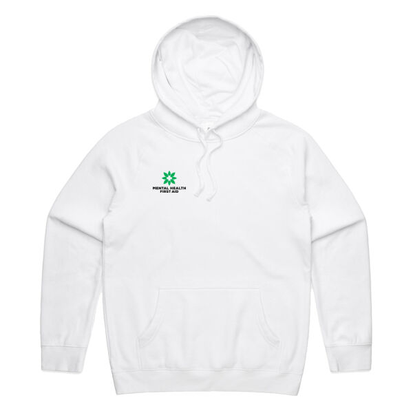 MHFA Hoodie - White Thumbnail